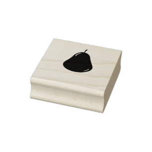 Tampons Encreurs Timbre en caoutchouc de poire, Timbre de poires, T