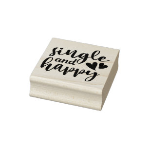 Tampons Encreurs Timbre en caoutchouc de typographie Célibataire et