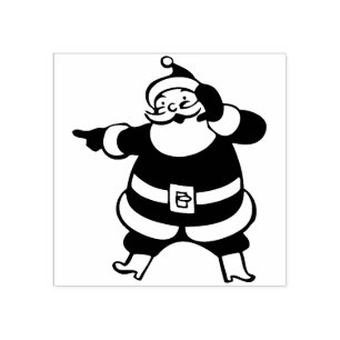 Tampons Encreurs Timbre en caoutchouc du Père Noël vintage