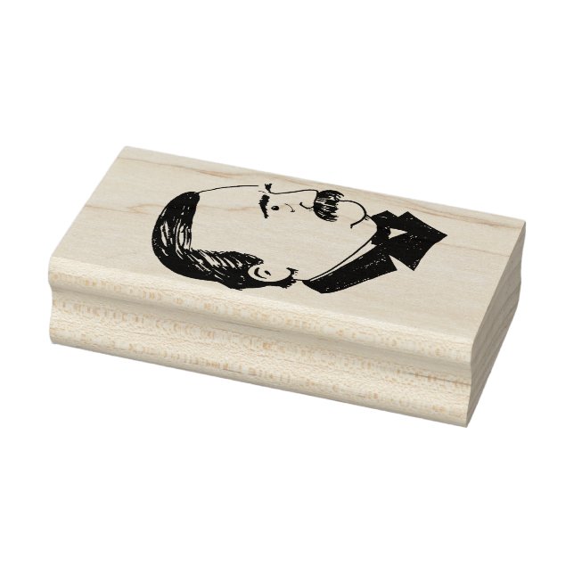 Tampons Encreurs Timbre en caoutchouc du président Grover Cleveland (Tampon)