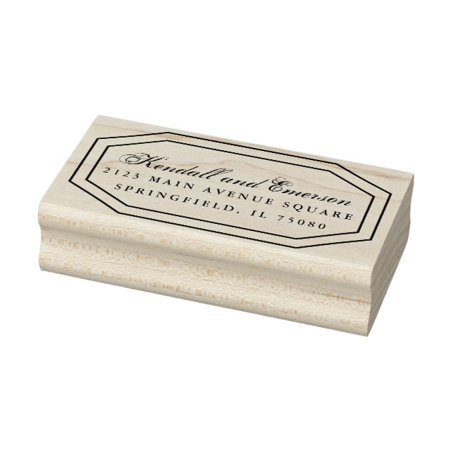 Tampons Encreurs Timbre en caoutchouc faire-part de mariage *Golden (Tampon)