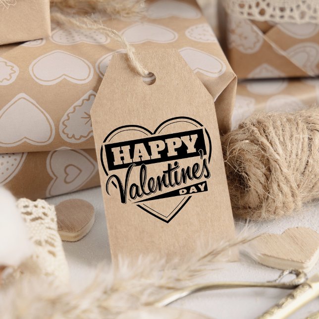 Tampons Encreurs Timbre en caoutchouc Heureuse Sainte-Valentin (Happy Valentine's Day Rubber Stamp)