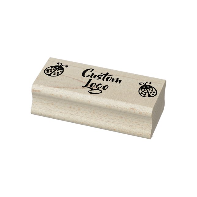 Tampons Encreurs Timbre en caoutchouc Ladybug sur logo personnalisé (Tampon)