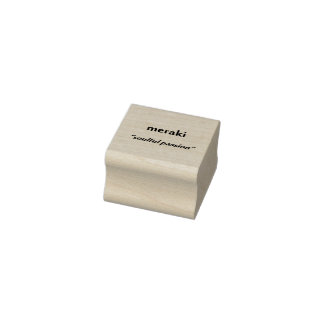 Tampons Encreurs Timbre en caoutchouc "Meraki"