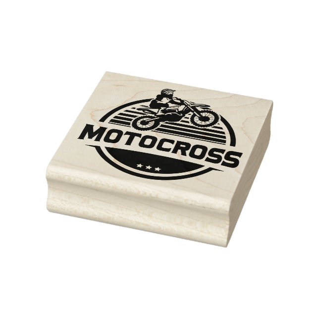Tampons Encreurs Timbre en caoutchouc Motocross (Tampon)