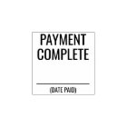 Timbre en caoutchouc "PAIEMENT COMPLET"