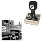 Timbre en caoutchouc personnalisé, photo