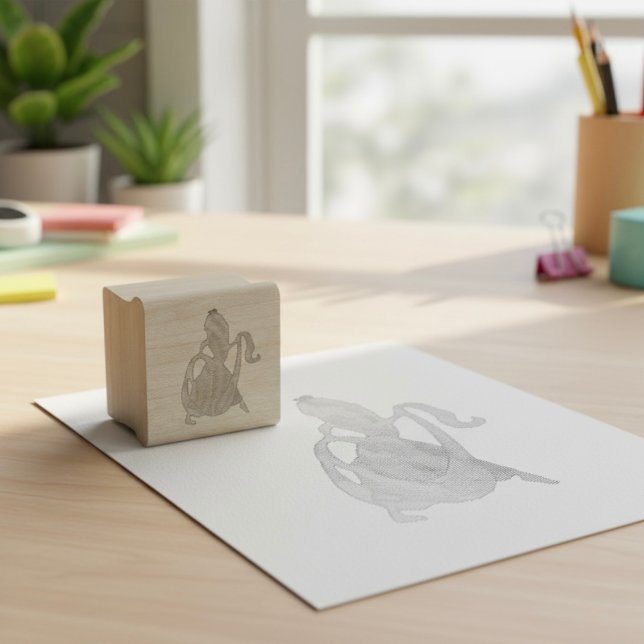 Tampons Encreurs Timbre en caoutchouc Rapunzel (Créateur téléchargé)