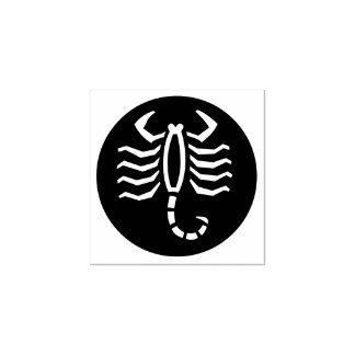Tampons Encreurs Timbre en caoutchouc "Scorpio"
