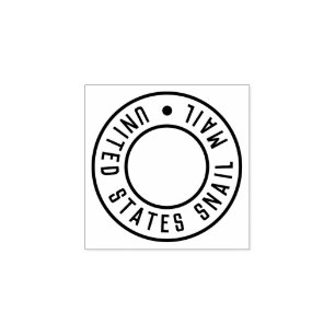 Tampons Encreurs Timbre en caoutchouc "United States Snail Mail"