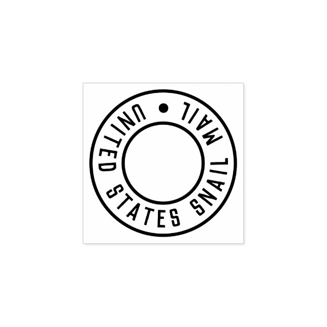 Tampons Encreurs Timbre en caoutchouc "United States Snail Mail" (Impression)