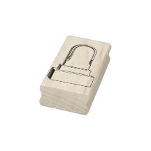 Timbre en caoutchouc Vintage en pierre de pierre g