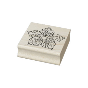 Tampons Encreurs Timbre Floral Bloom
