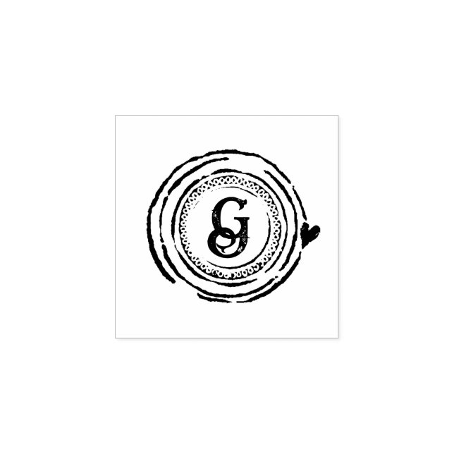 Tampons Encreurs Timbre Monogramme pour carte d'embarquement, carte (Impression)