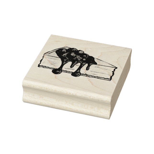 Tampons Encreurs Timbre New York Fooy Cherry Cheesecake Slice NYC (Tampon)