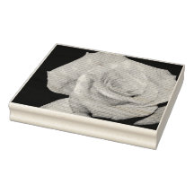 Timbre noir et blanc