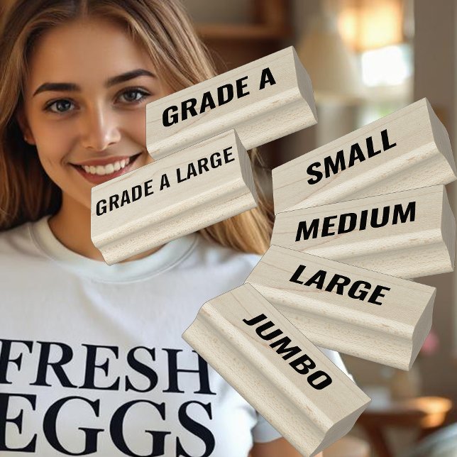 Tampons Encreurs Timbre professionnel de taille de carton d'oeuf (J (Créateur téléchargé)
