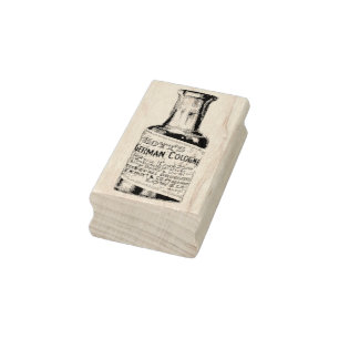 Tampons Encreurs Timbre vintage d'art de bouteille de Cologne de