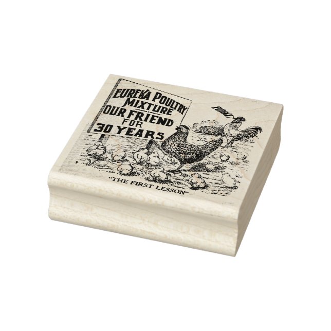 Tampons Encreurs Timbre vintage de poulet (Tampon)