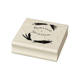 Tampons Encreurs Timbre Zen personnalisé parfait pour mariage asiat