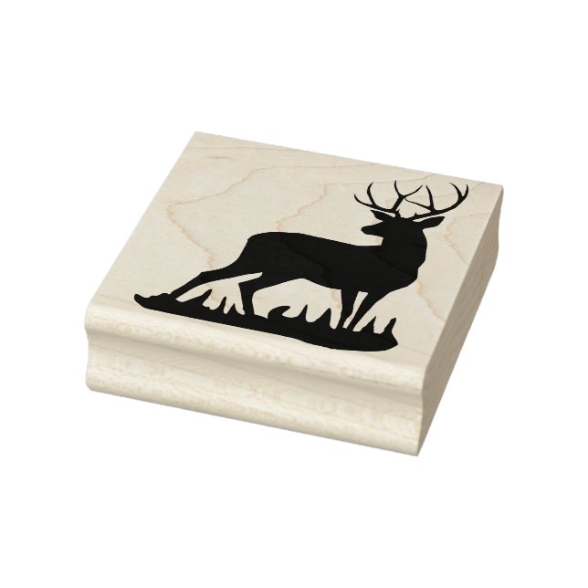 Tampons Encreurs Timbres d'art en bois / Deer Buck (Tampon)