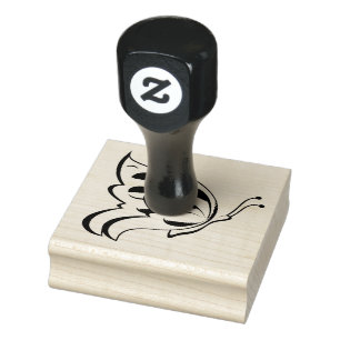 Tampons Encreurs Timbres d'art en bois/Papillon