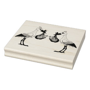 Tampons Encreurs Timbres en bois/Stores avec jumeaux