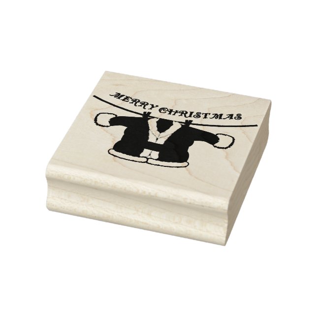 Tampons Encreurs Timbres en bois/Veste Père Noël (Tampon)