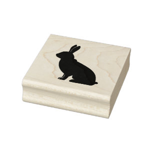 Tampons Encreurs Timbres en caoutchouc en bois - Lapin