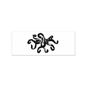 Tampons Encreurs Tonnerre octopus bleu