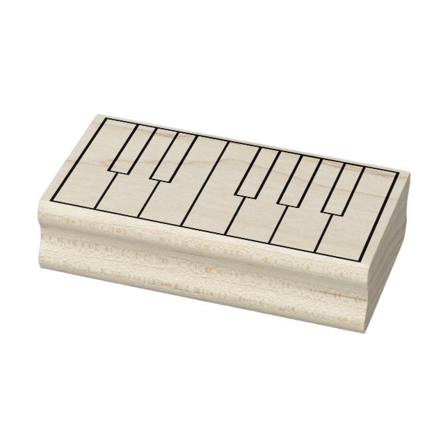 Tampons Encreurs Touches de piano ou de clavier vierges (Tampon)