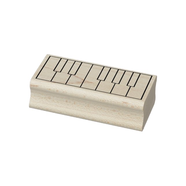 Tampons Encreurs Touches de piano ou de clavier vierges - petites (Tampon)