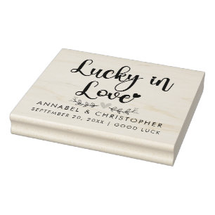Tampons Encreurs tout Loto love Lottery scratchcard Wedding faveur