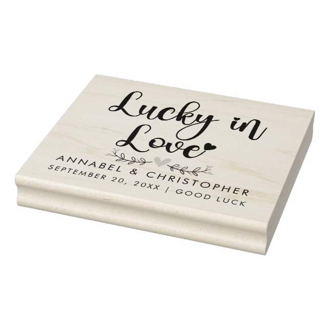 Tampons Encreurs tout Loto love Lottery scratchcard Wedding faveur (Tampon)