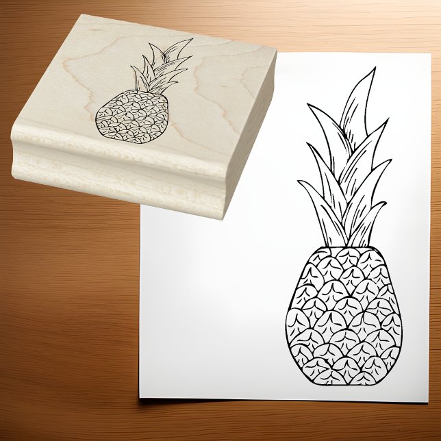 Tampons Encreurs Tropical Delight Simple Outline Pineappy Art (Créateur téléchargé)