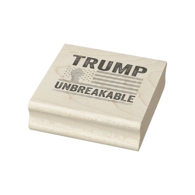 Tampons Encreurs Trump : un président Trump indestructible, le drap (Tampon)