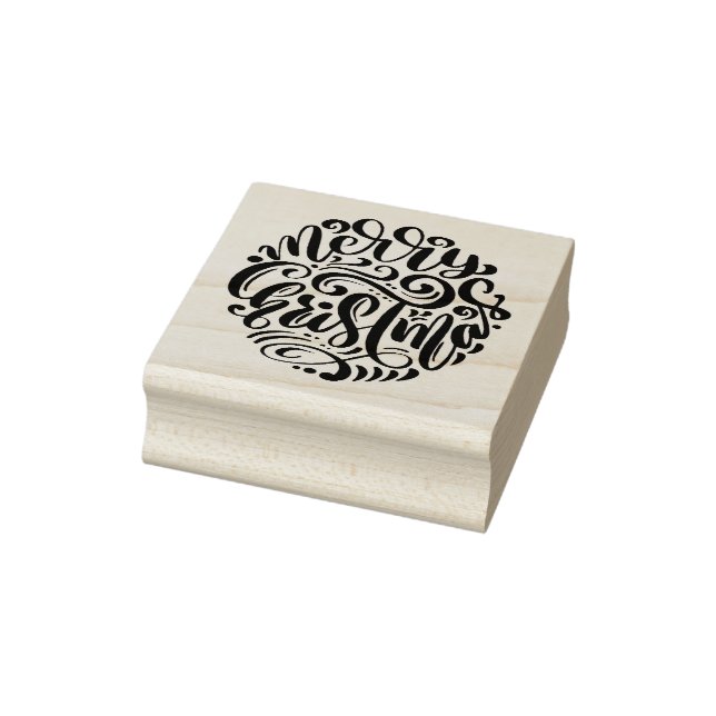Tampons Encreurs Typographe de Merry Christmas (Tampon)