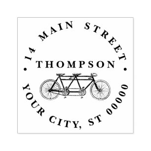 Tampons Encreurs Vélo vintage Conçu Pour Deux / Vélo Tandem