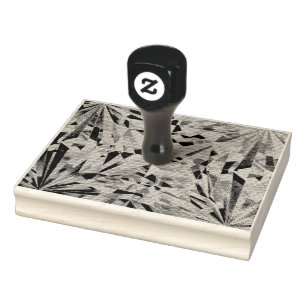 Tampons Encreurs Verre Diamant 4" x 5" Timbre en caoutchouc