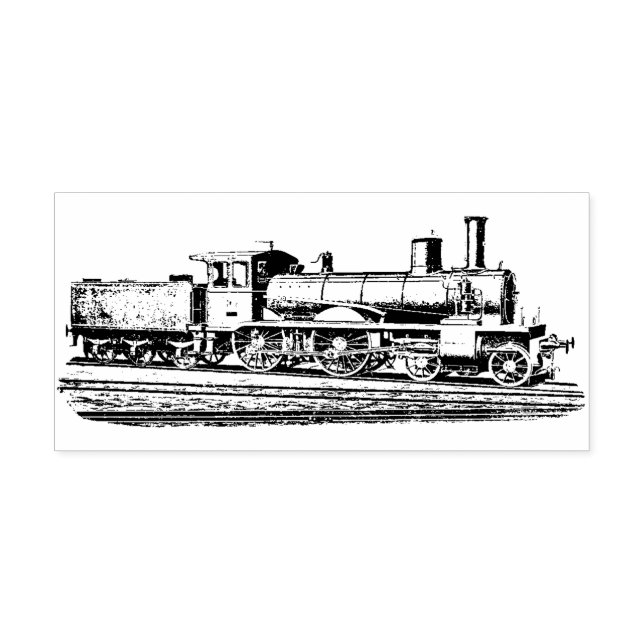 Tampons Encreurs Vieille locomotive (Impression)