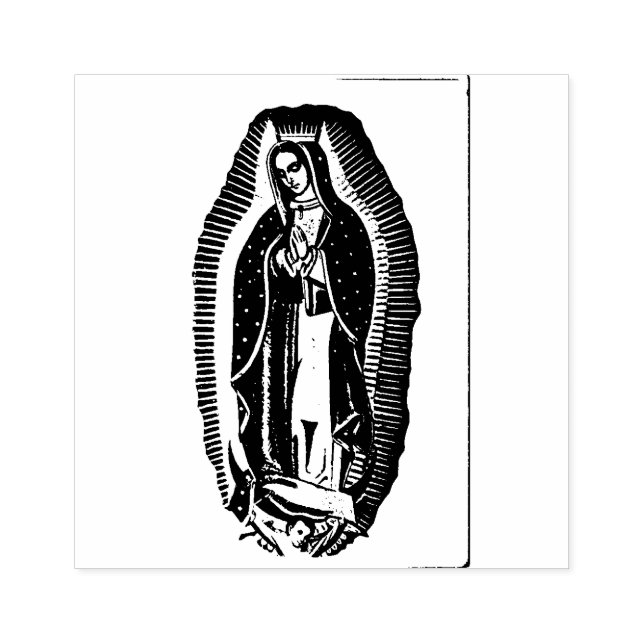 Tampons Encreurs Vierge Marie Guadalupe Mexique Religieux Catholiqu (Impression)