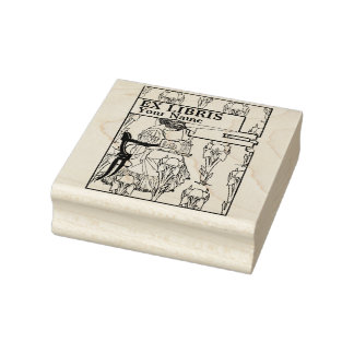 Tampons Encreurs Vintage Art Nouveau Style Ex Libris Modèle