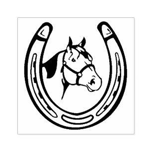 Tampons Encreurs Vintage fer à cheval