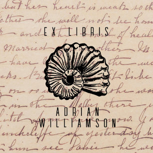 Tampons Encreurs Vintage Fossil EX LIBRIS Bibliothèque de noms pers