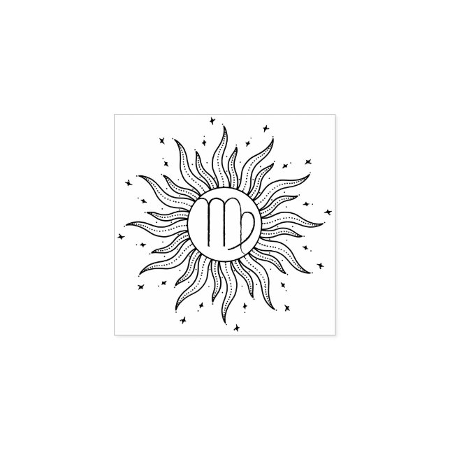 Tampons Encreurs Virgo Sun Horoscope (Impression)