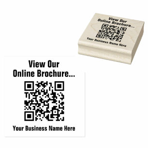 Tampons Encreurs Voir la brochure en ligne via QR Code
