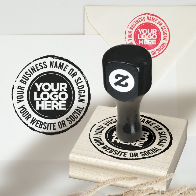 Tampons Encreurs Votre logo d'entreprise Timbre en caoutchouc Grung (Your Business Logo Custom Rubber Stamp)