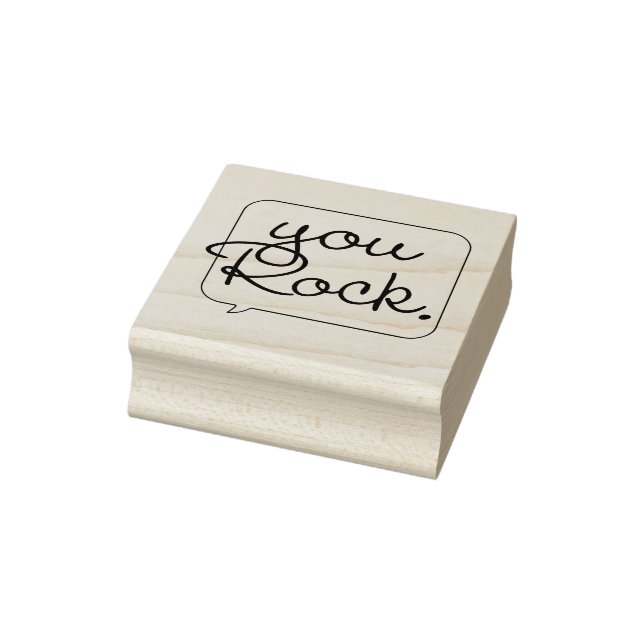 Tampons Encreurs Vous Rock Discours Bubber Art Timbre (Tampon)