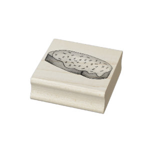 Tampons Encreurs Welsh Rarebit Savoureux Fromage Toast British Food
