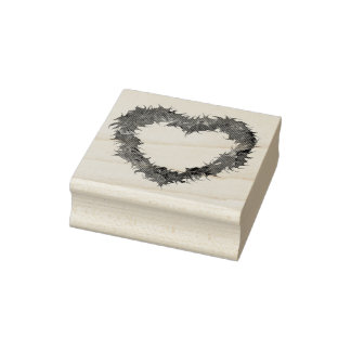 Tampons Encreurs Wispy Heart Rubber Stamps